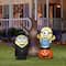 5.5ft. Airblown® Inflatable Minions with Tree and Pumpkin